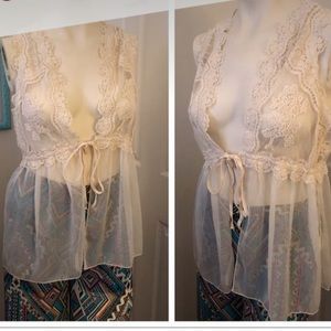 Lace vest